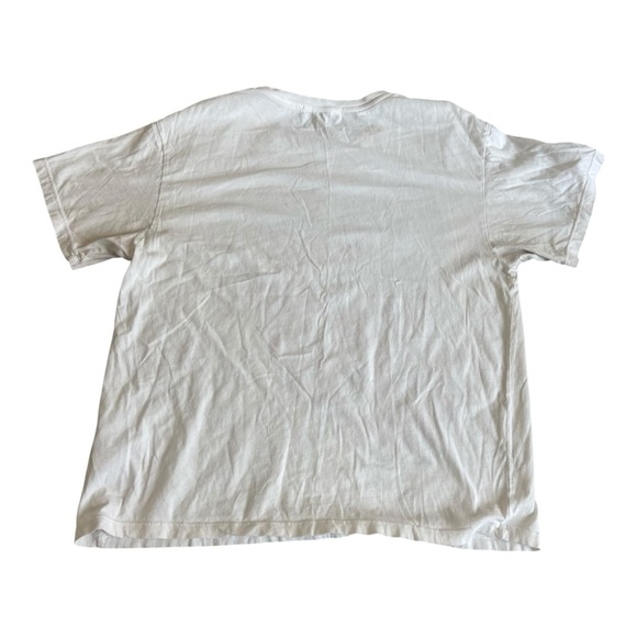 Daydreamer Rolling Stones Record Tongue Boyfriend Tee • Vintage White Medium - Picture 2 of 5